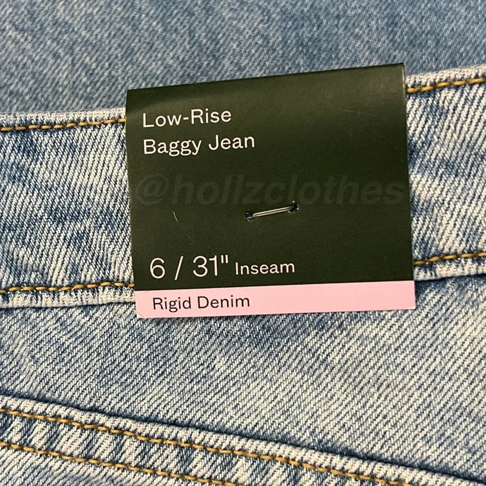 Wild Fable Low Rise Baggy Jeans Light Blue 6_8